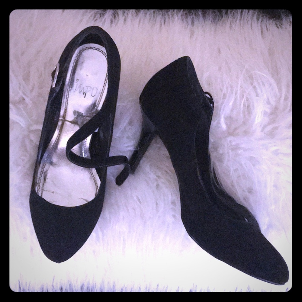 Black Mary Jane heels